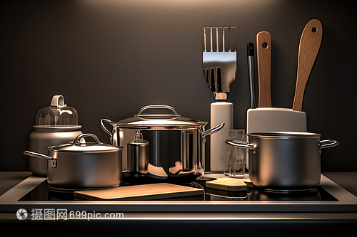 數(shù)字藝術(shù)中的廚房廚具 傳統(tǒng)與現(xiàn)代的交匯